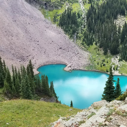High Mountain Blue Lake Adventure